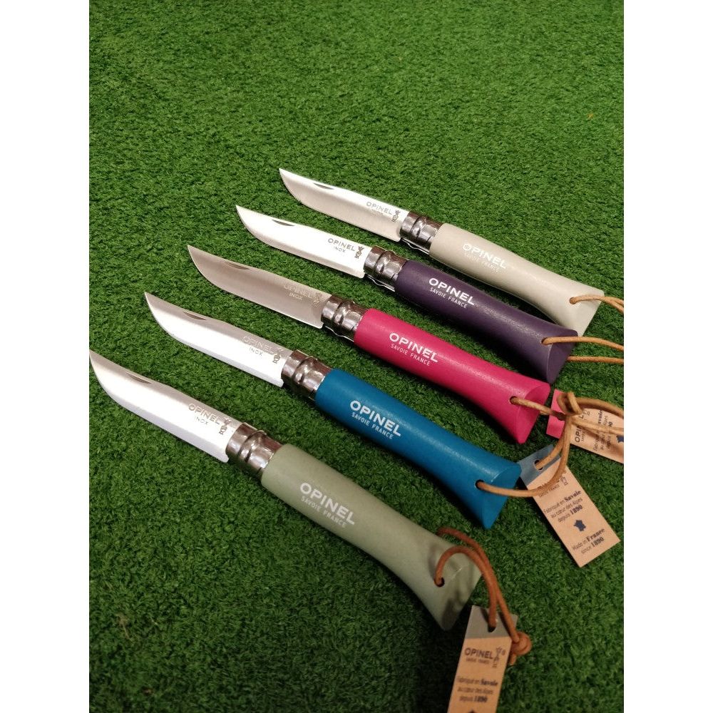 Opinel N°06 Farbiger Griff mit Schnur (in 5 Farben erhältlich)