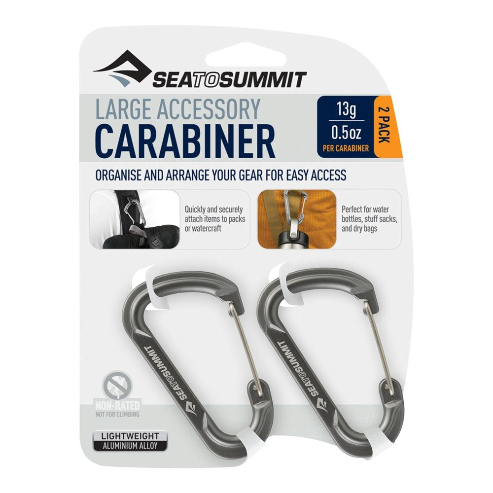 Sea To Summit Zubehörkarabiner-Set – 2 Stück, groß