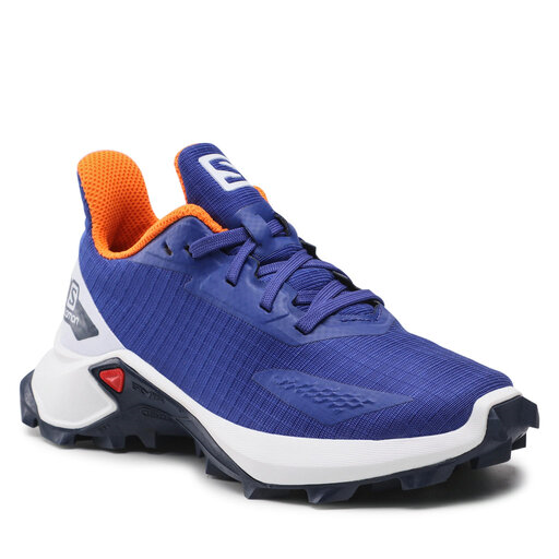 SALOMON Schuhe Alphacross Blast J blau/weiß/orange