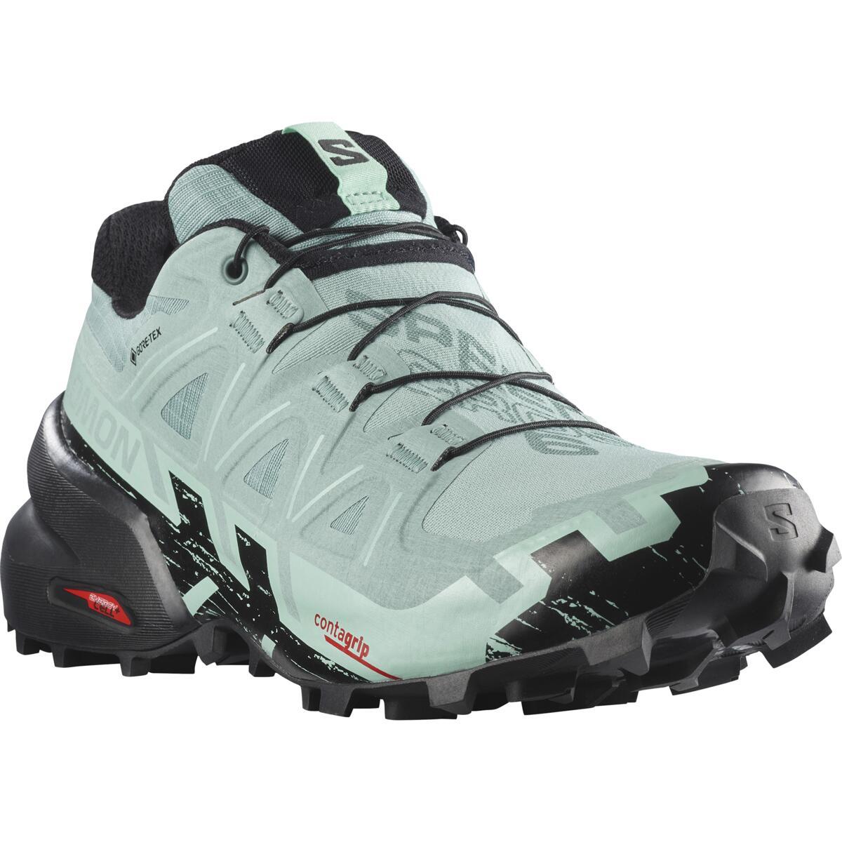 SALOMON Schuhe Speedcross 6 GTX W hellgrün/schwarz
