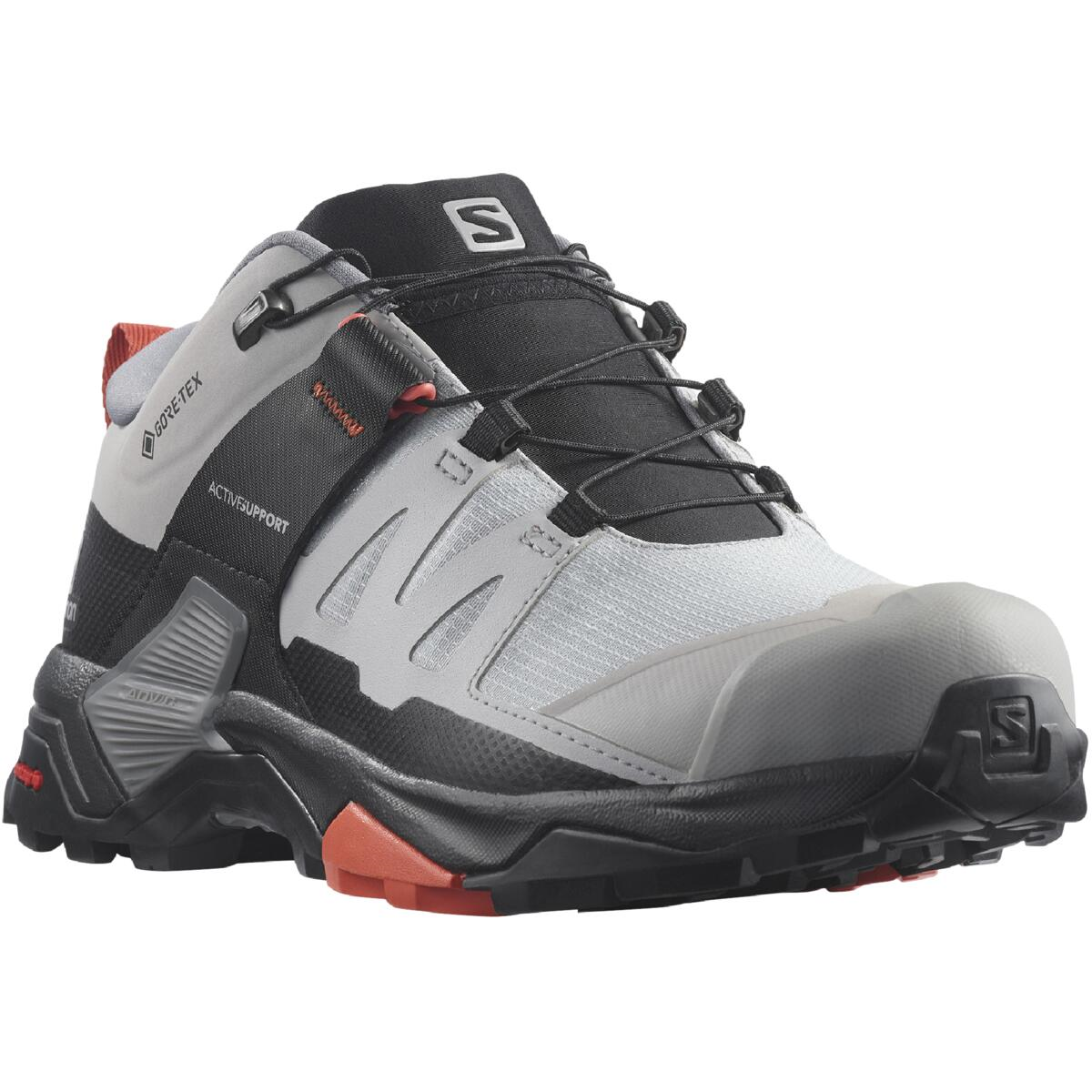 SALOMON Schuhe X Ultra 4 Wide GTX W grau/schwarz/rot