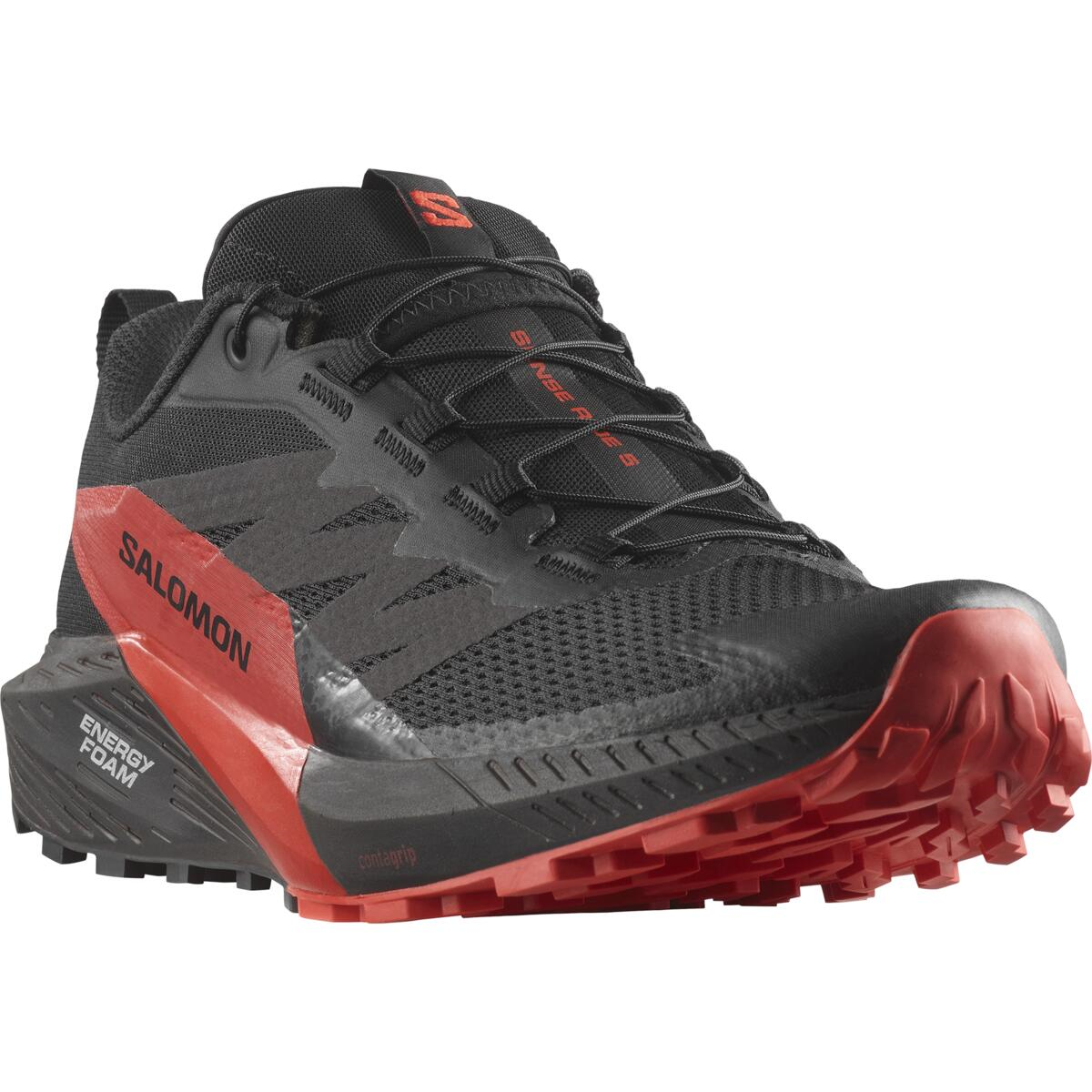 SALOMON Schuhe Sense Ride 5 schwarz/rot