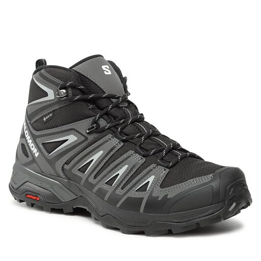 SALOMON Schuhe X Ultra Pioneer Mid GTX schwarz/grau