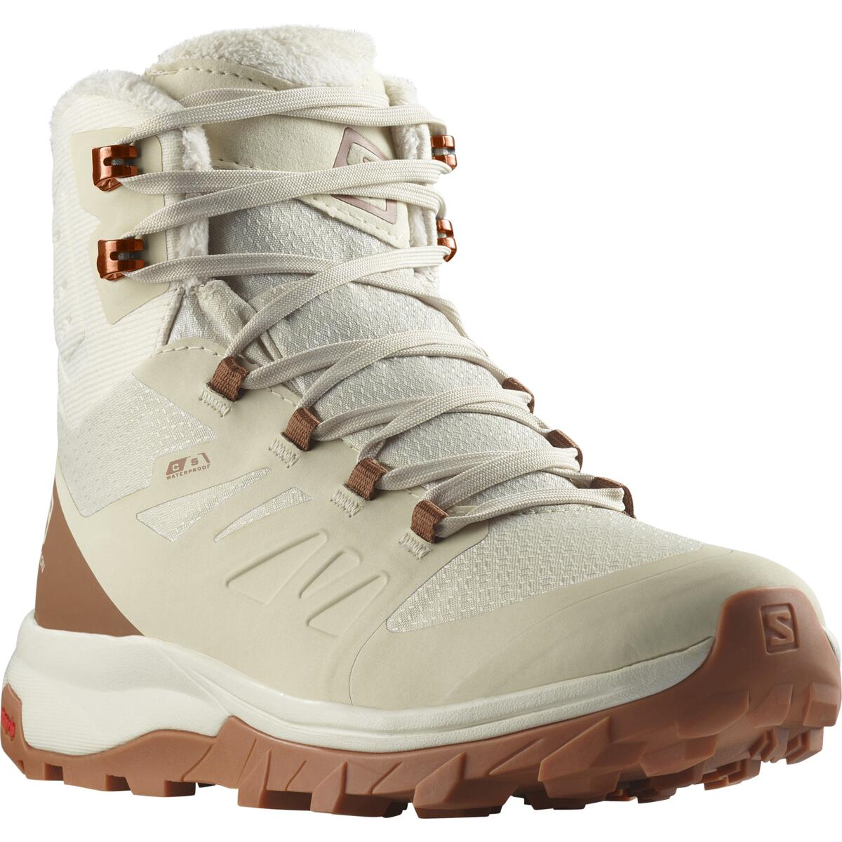 SALOMON shoes Outblast TS CS WP W white/brown