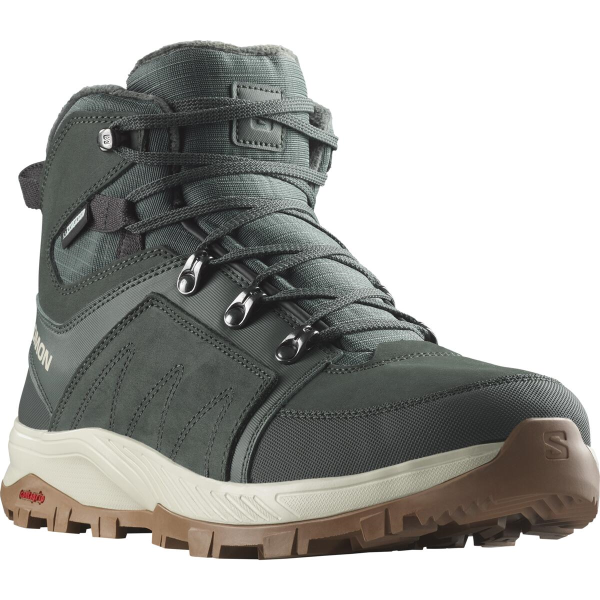 SALOMON shoes Outchill TS CSWP dark green/white