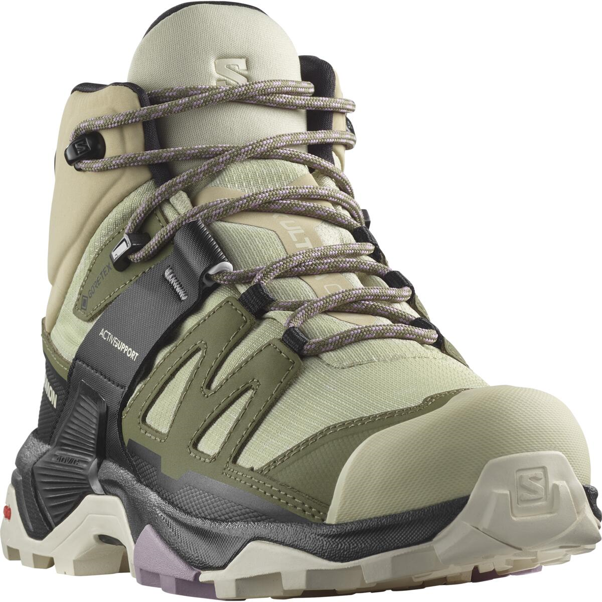 SALOMON обувь X Ultra 4 Mid GTX W светло-зеленый/зеленый