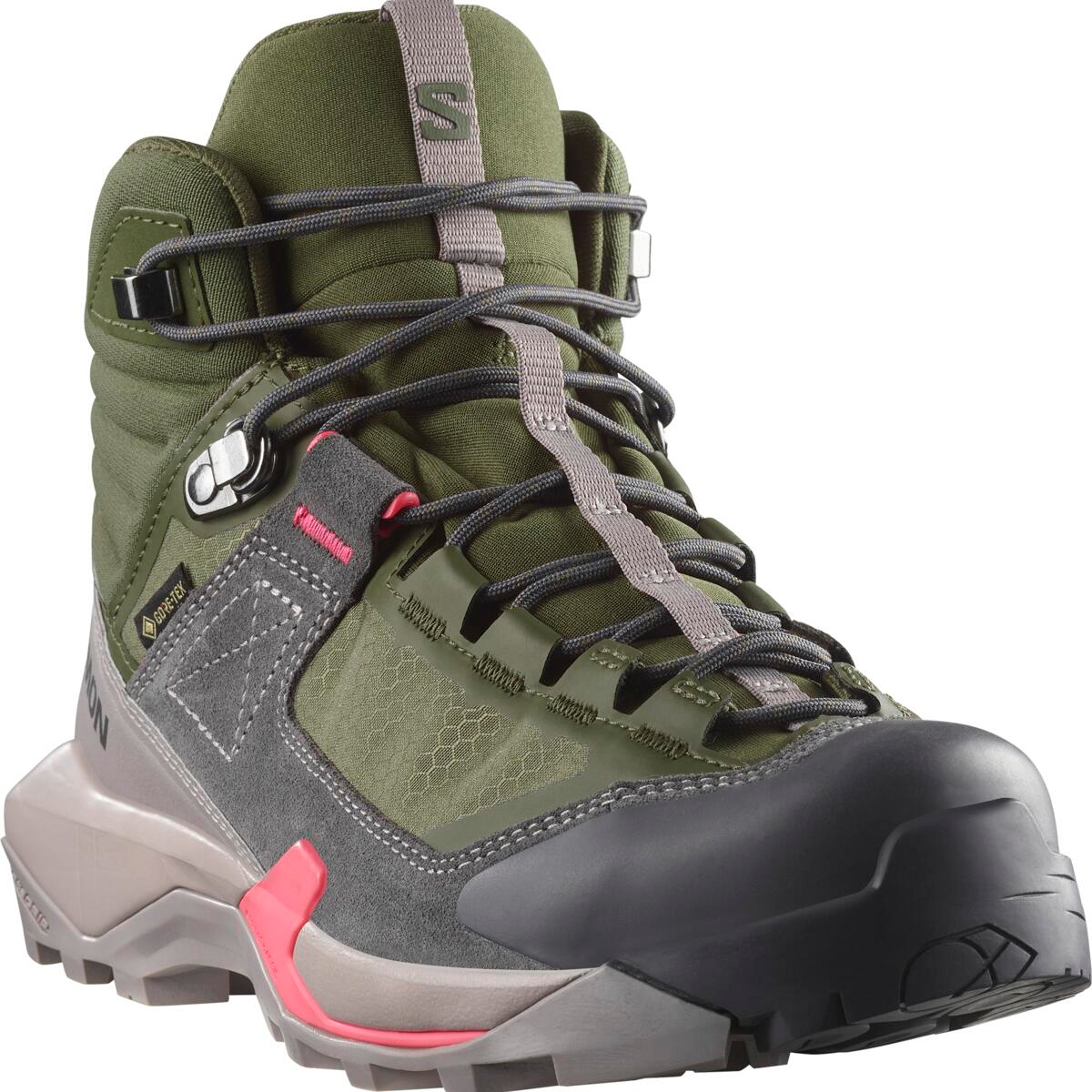 SALOMON shoes X Ultra Alpine Mid GTX W green/grey/pink