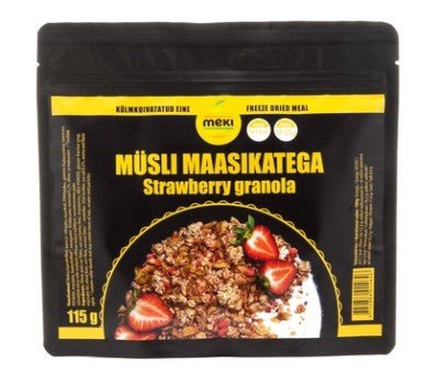 MEKI Müsli mit Erdbeeren 115g - NATURRAUS.DE