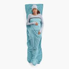Sea To Summit Comfort Blend Sleeping Bag Liner - Rectangular w/ Pillow Sleeve - dabai.lv