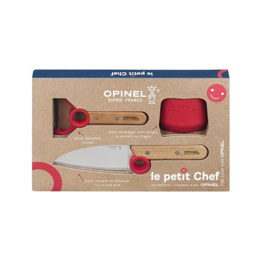 Opinel Le petit chef Set (Messer+Schäler+Fingerhut)