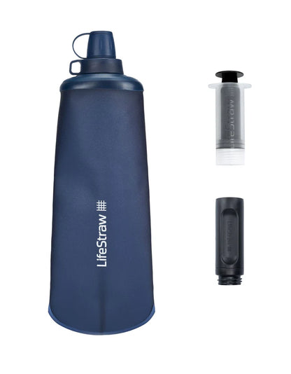 LifeStraw Peak Series faltbare Squeeze-Flasche 1l