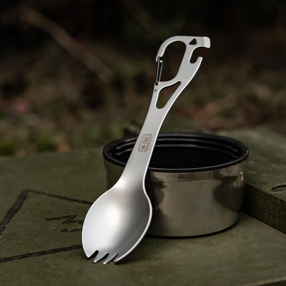 M-Tac Spork-Besteckset mit Karabiner