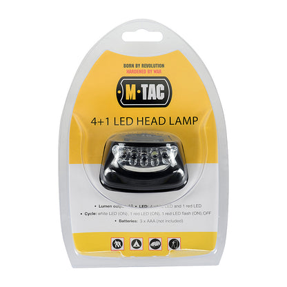 M-Tac 4+1 LED Stirnlampe