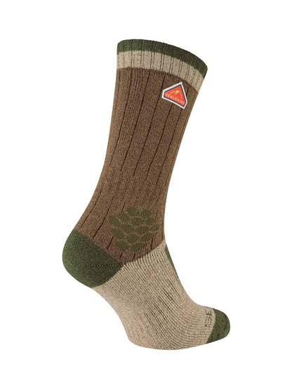 Sealskinz Gresham Recycled Wool and Cashmere Mid Length Colour Block Sock