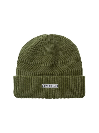 Sealskinz Gressenhall Waterproof Cold Weather Textured Stripe Roll Cuff Beanie