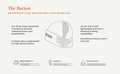 Sealskinz Waterproof Cold Weather Roll Cuff Beanie Hat