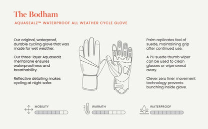 Sealskinz Bodham - Women's Waterproof All Weather Cycle Glove
