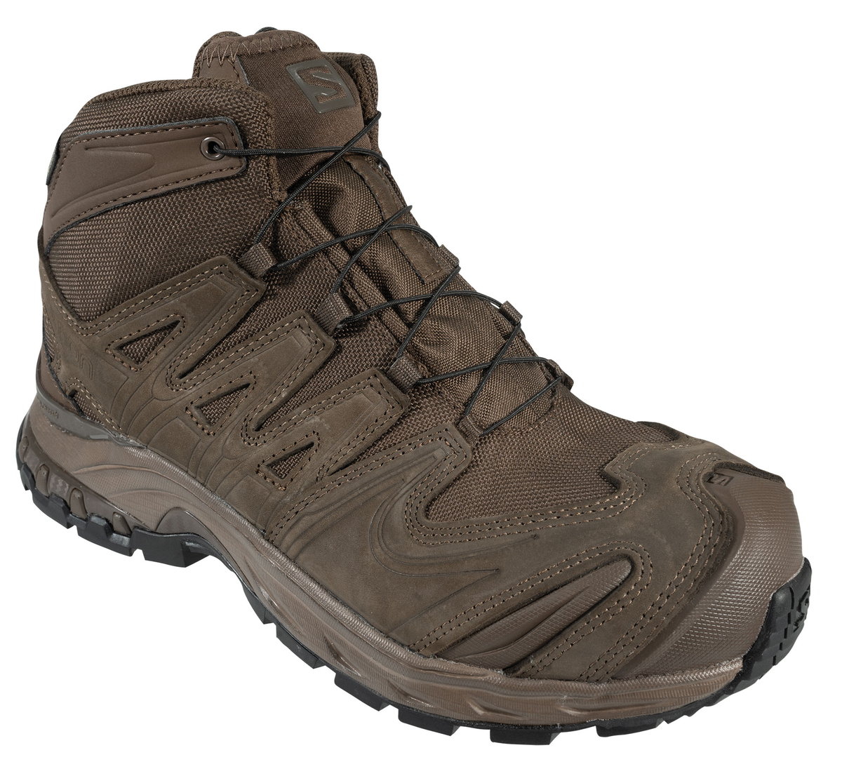 SALOMON taktische Schuhe XA Forces Mid GTX EN erdbraun