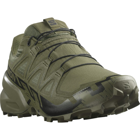 SALOMON taktische Schuhe Speedcross 6 Forces ranger green/schwarz