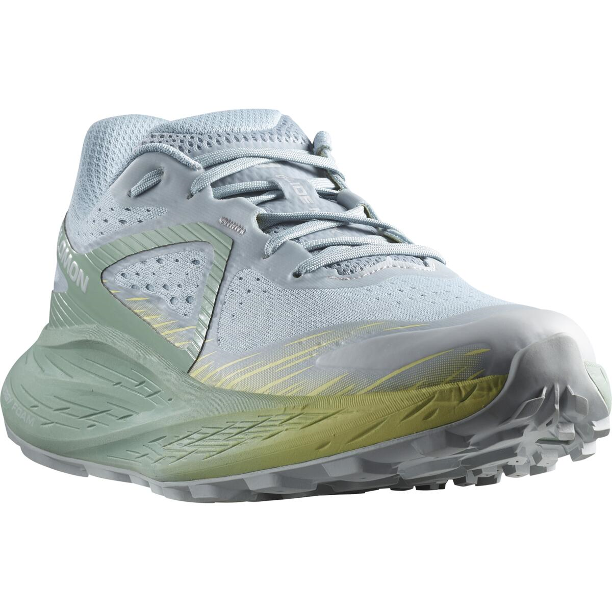 SALOMON shoes Glide Max TR W light blue/yellow/green