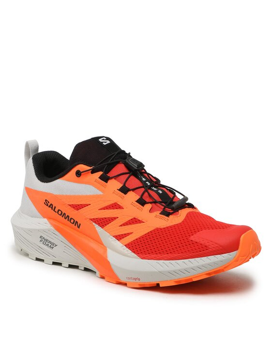 SALOMON Schuhe Sense Ride 5 grau/orange/rot