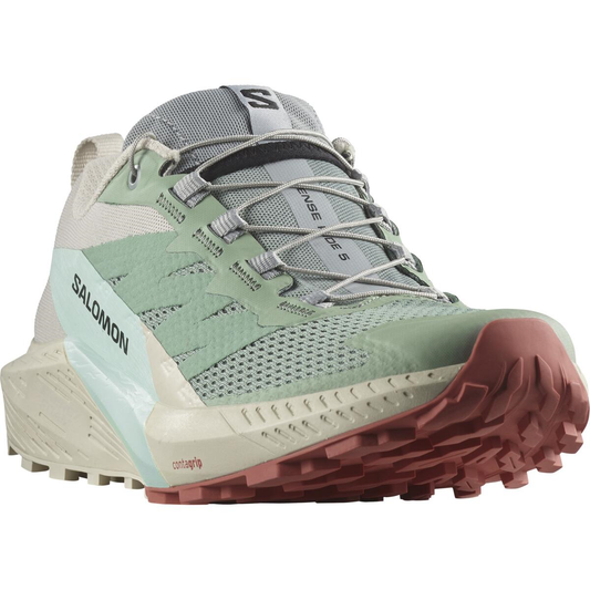 SALOMON Schuhe Sense Ride 5 W hellblau/grün/grau