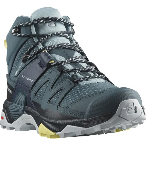 SALOMON shoes X Ultra 4 Mid GTX W blue/black/yellow