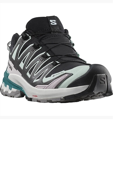 SALOMON Schuhe XA Pro 3D V9 GTX W schwarz/hellblau/rosa