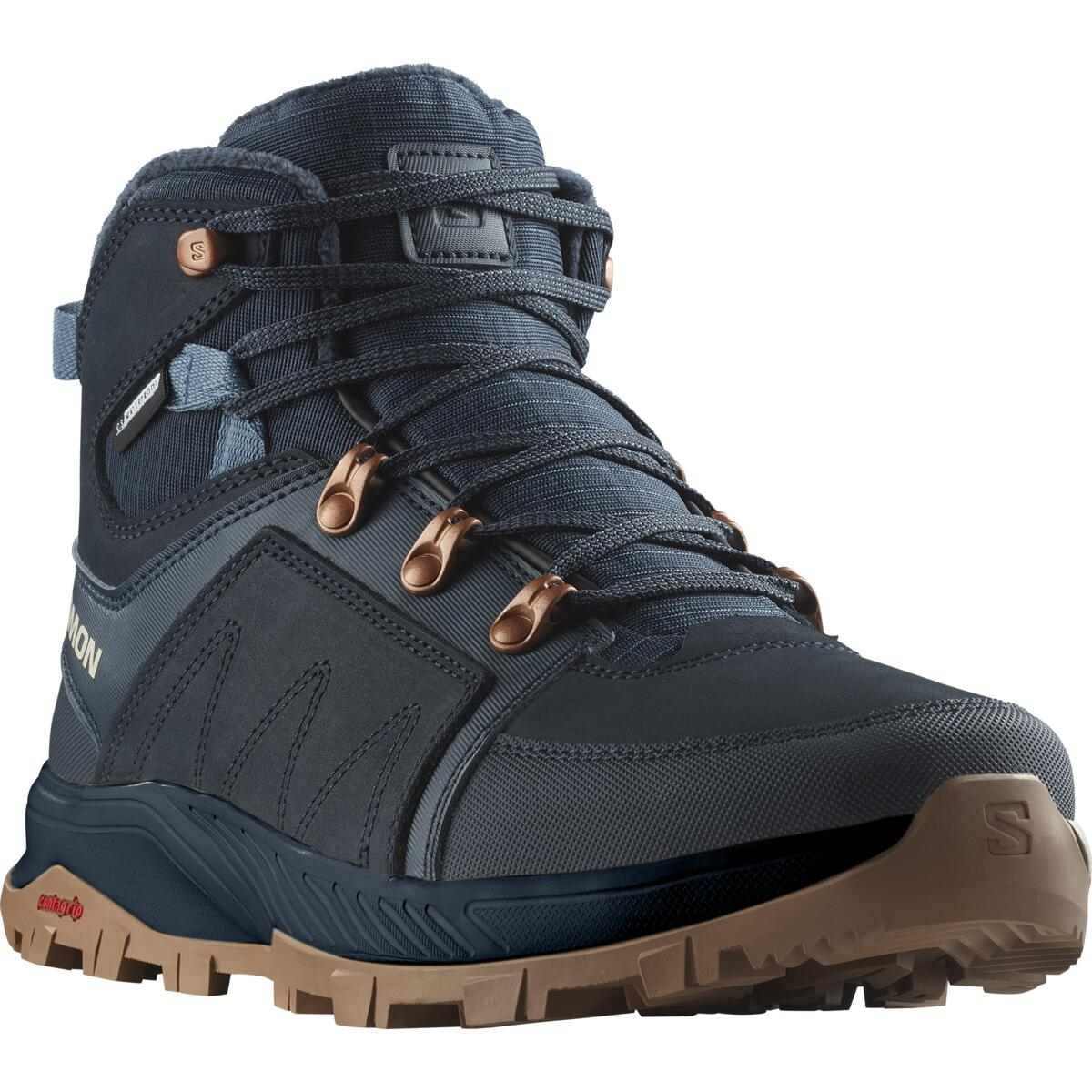 SALOMON shoes Outchill TS CSWP W dark blue/brown
