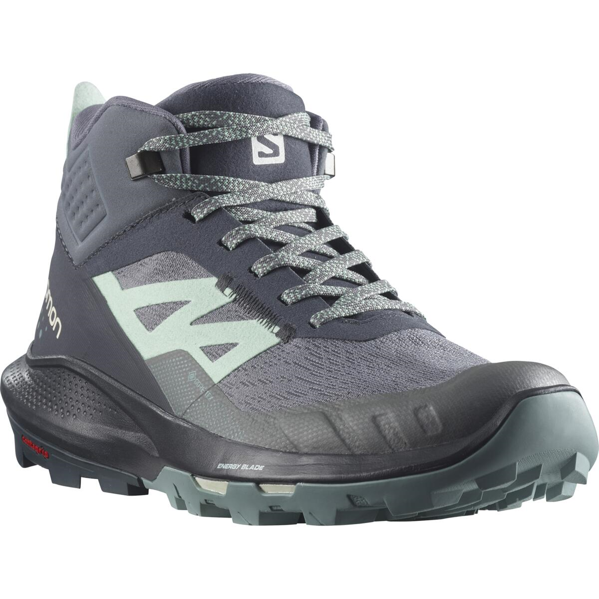 SALOMON shoes Outpulse Mid GTX W grey/light blue/black