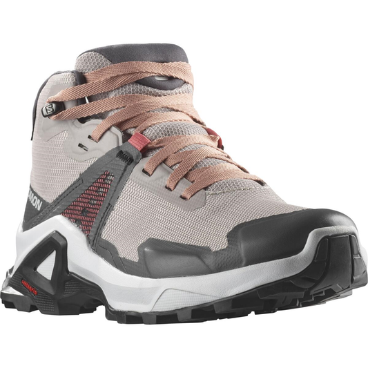 SALOMON shoes X Raise Mid GTX J white/grey/pink