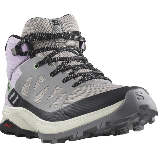 SALOMON обувь Outrise Mid GTX W розовый/серый/черный