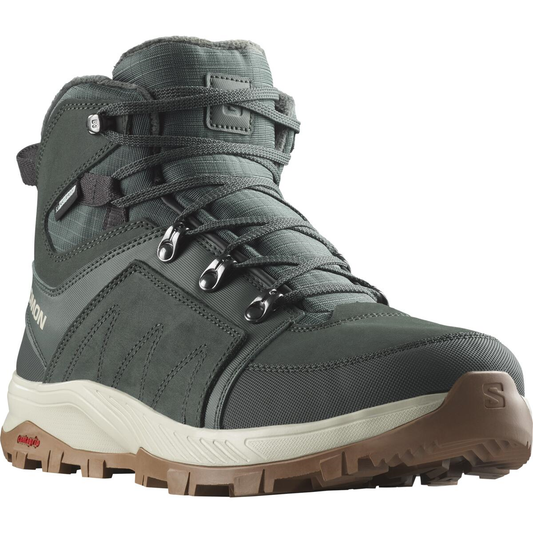 SALOMON shoes Outchill TS CSWP dark green/white