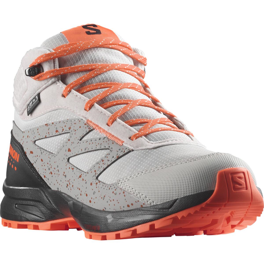SALOMON shoes Outway Mid CSWP J grey/orange