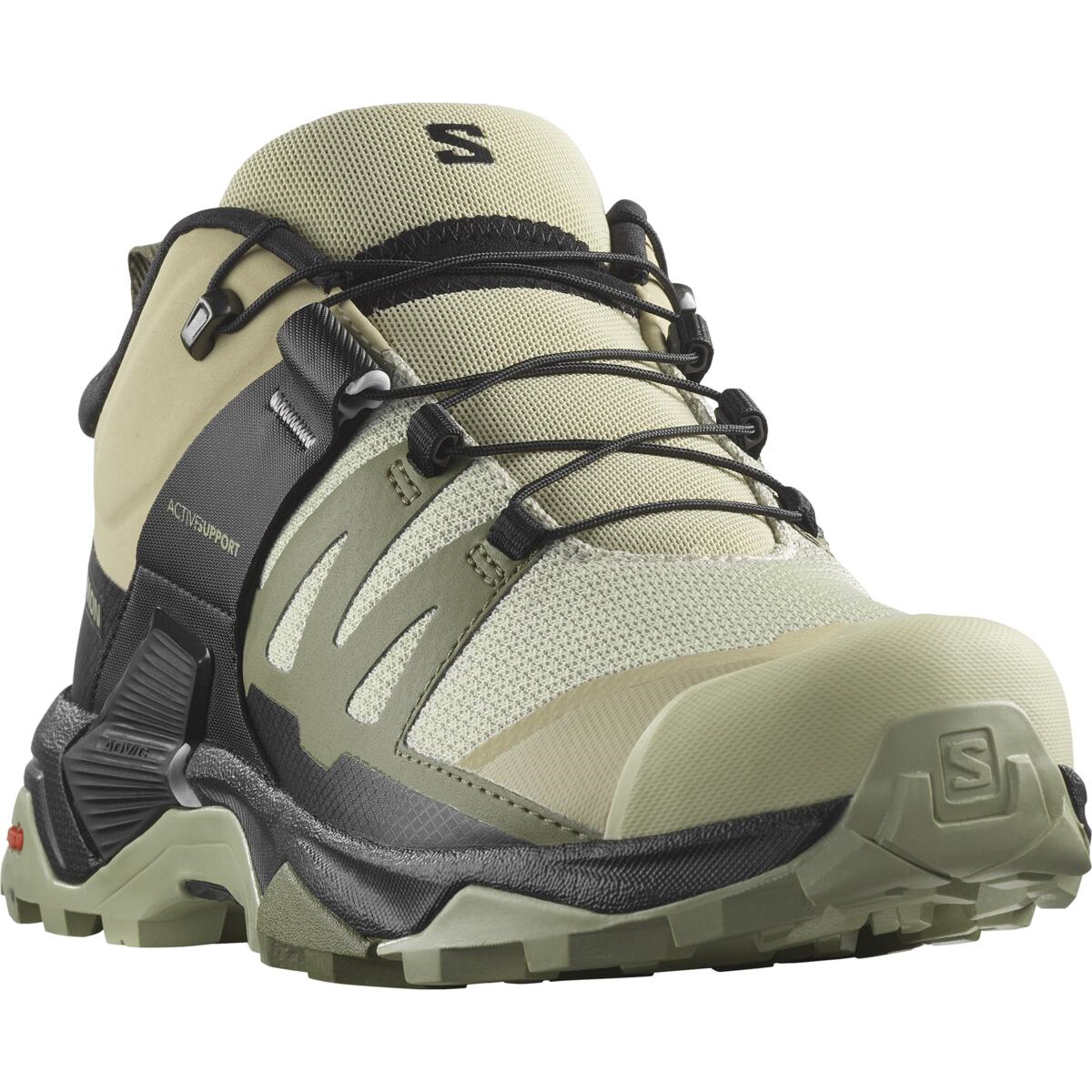 SALOMON обувь X Ultra 4 W серый/зеленый/черный