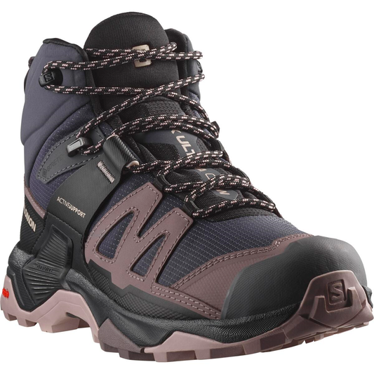 SALOMON Schuhe X Ultra 4 Mid GTX W violett/schwarz