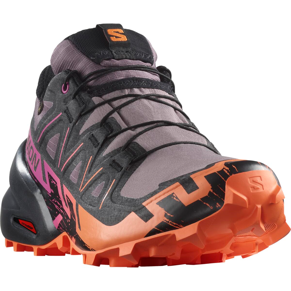 SALOMON Schuhe Speedcross 6 GTX W orange/schwarz/violett