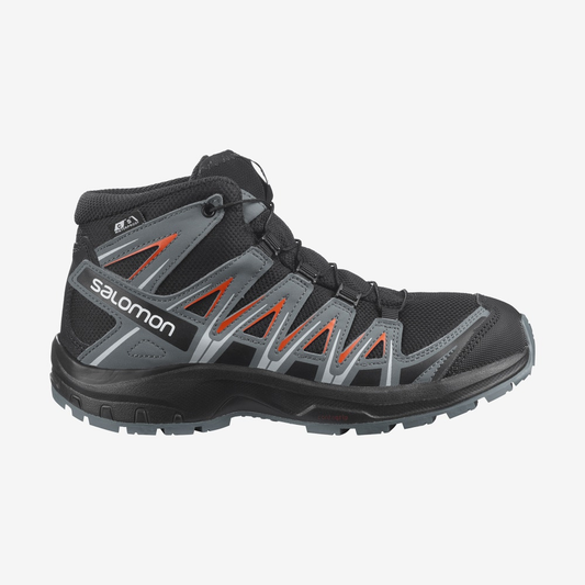 SALOMON shoes XA Pro 3D Mid CSWP J black/grey/orange