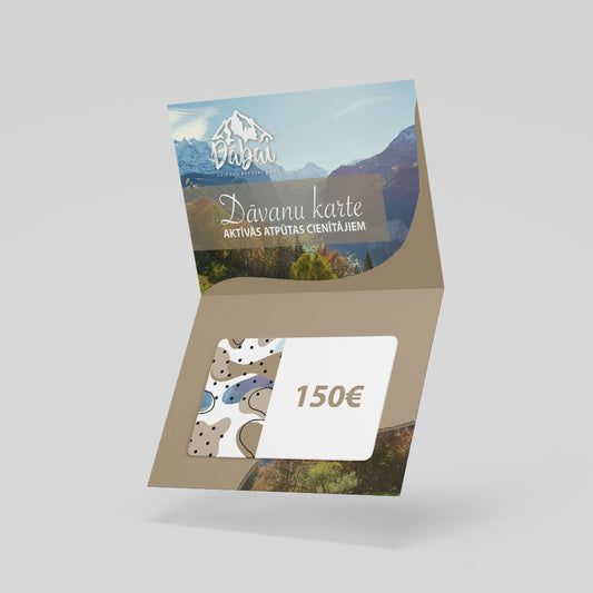 Geschenkkarte im Wert von 150 EUR