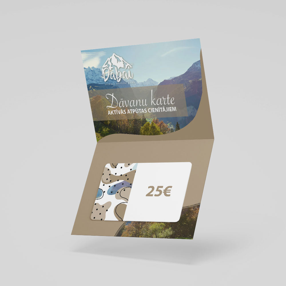 Geschenkkarte im Wert von 25 EUR