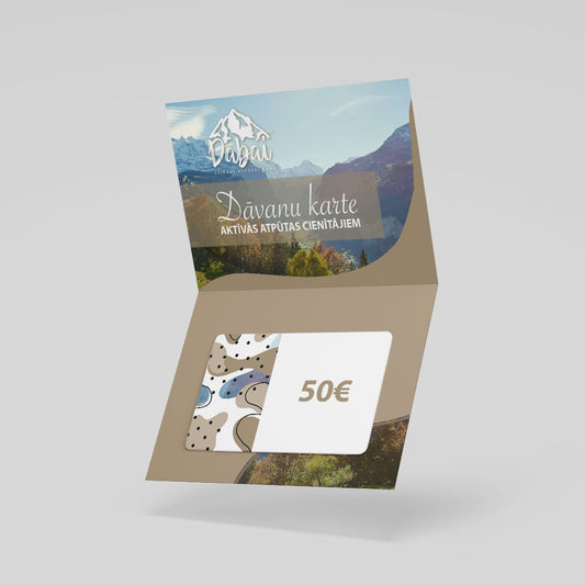 Geschenkkarte im Wert von 50 EUR