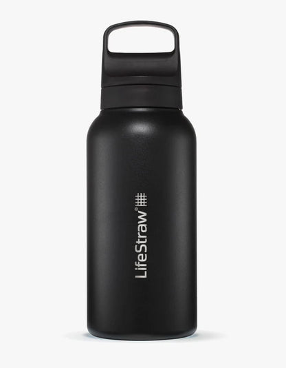 LifeStraw Go 2.0 Edelstahl Wasserfilterflasche 1L