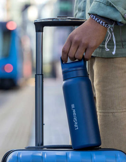 Фильтр для воды LifeStraw Go 2.0 из нержавеющей стали, 700 мл