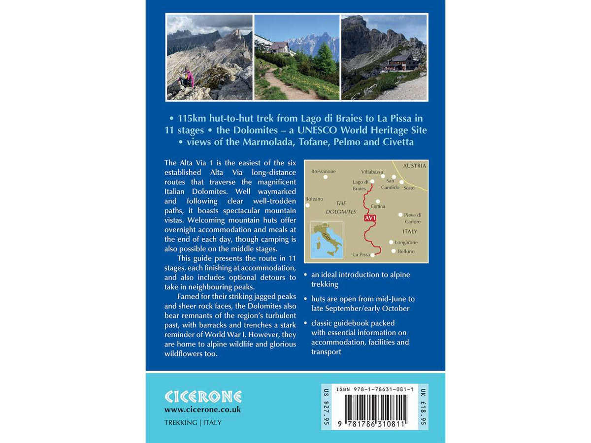 Alta Via 1 - Trekking in den Dolomiten (ENG) - NATURRAUS.DE