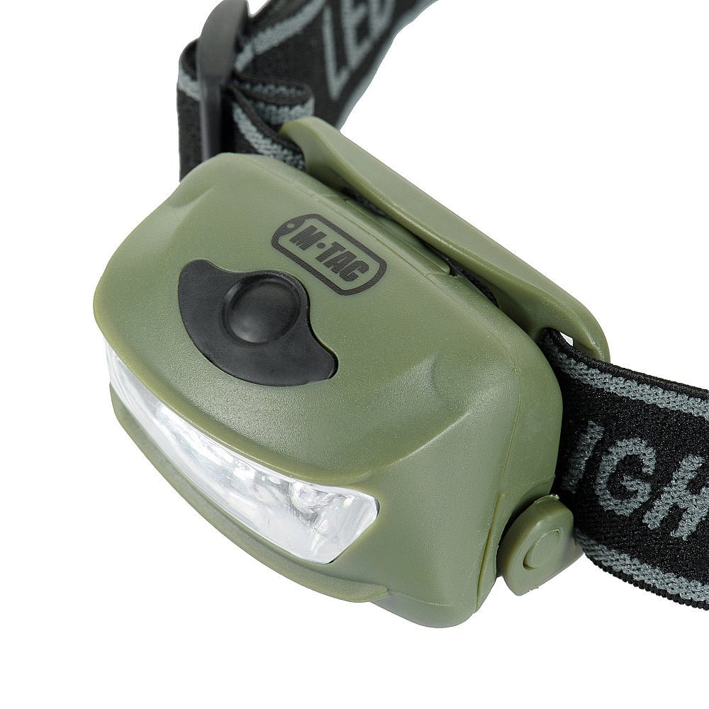 M - Tac 4+1 LED Kopflampe - NATURRAUS.DE