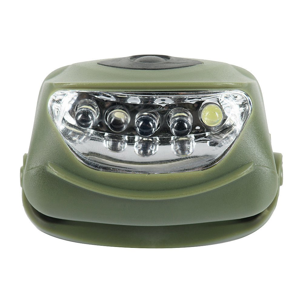 M - Tac 4+1 LED Kopflampe - NATURRAUS.DE