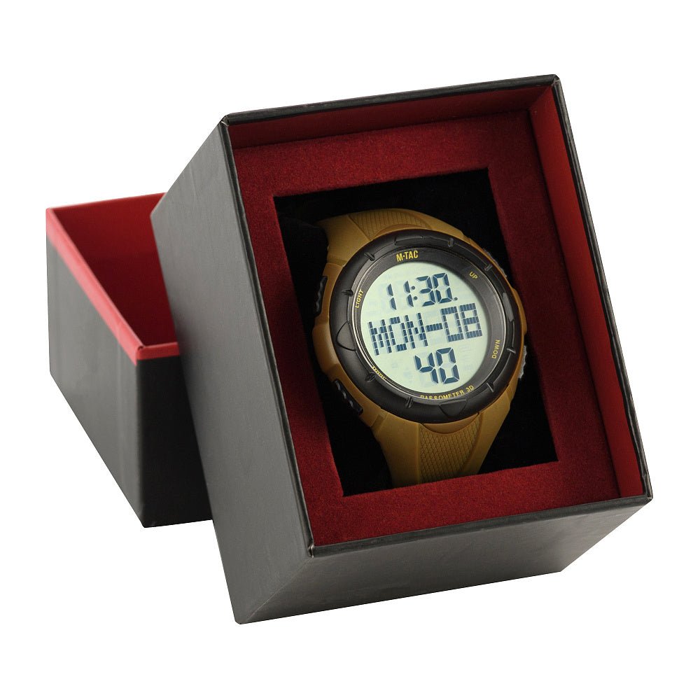 M - Tac Tactical Wristwatch with Step Counter - DABAI.LV