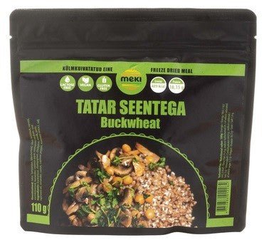 MEKI Buckwheat with mushrooms 110g - DABAI.LV