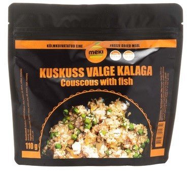 MEKI Kuskuss mit weißem Fisch 110g - NATURRAUS.DE