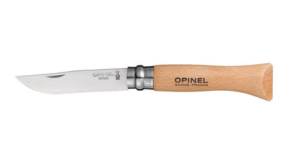 Opinel Blister Edelstahl Buche (erhältlich in verschiedenen Größen) - NATURRAUS.DE